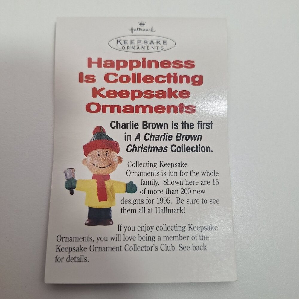 Hallmark Keepsake Charlie Brown Christmas Ornament 1995 30th Anniversary - Picture 16 of 16